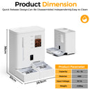 Advwin 2-in-1 Automatic Cat Feeder Waterer Set (Pre-Order)
