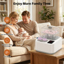 Advwin Baby Bottle Sterilizer & Warmer with LCD Timer