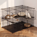 Advwin Metal Wire Pet Playpen Cat Enclosure