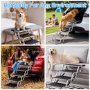 Advwin 5 Steps Dog Ramp for Car with Adjustable Height