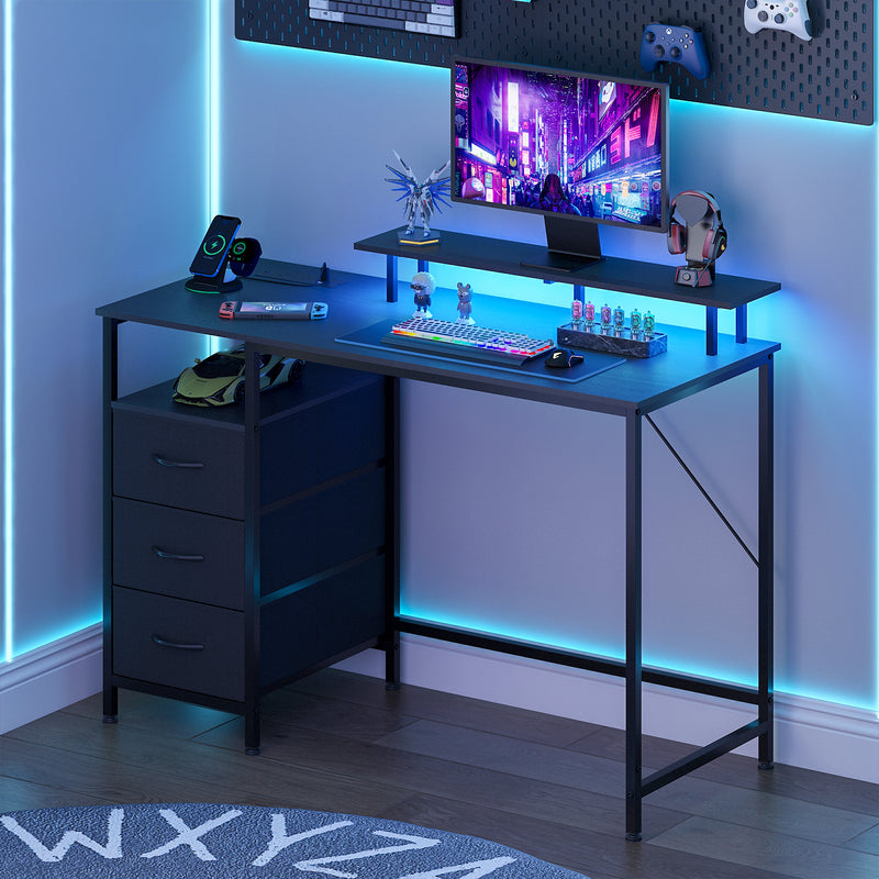 Advwin 120cm Reversible Gaming Desk for Home Office