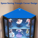 Advwin 4-Tier Corner LED Glass Display Showcase