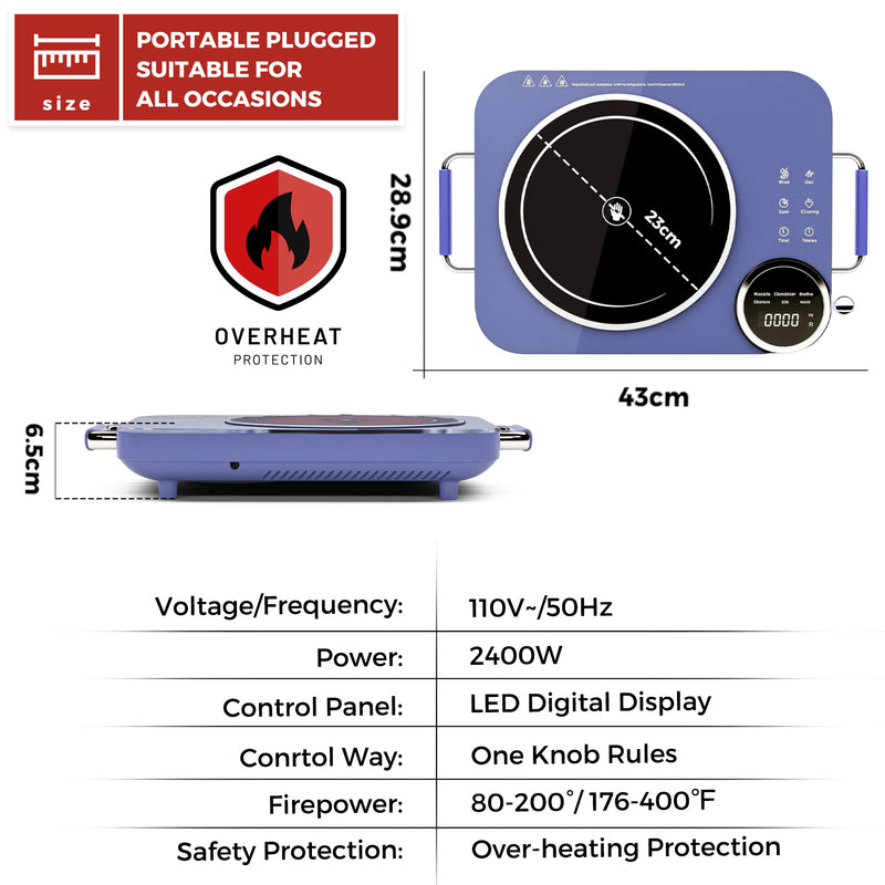 Advwin 2000W Electric Ceramic Cooktop