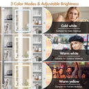 Advwin Dressing Table Vanity Desk w/ Mirror RGB Cabinet