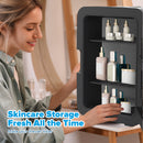 Advwin Black Mini Fridge for Bedroom 10L