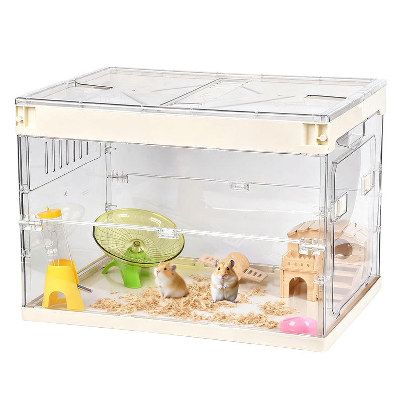 Advwin Foldable Hamster Cages with Side Door