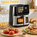 Advwin 12-in-1 Digital Air Fryer w/ LED Touchscreen 10L