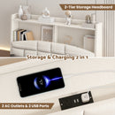 Advwin King Single Velvet Floating Bed Frame