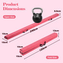 Advwin 8FT Folding Gymnastics Balance Beam for Kids