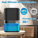 Advwin Portable Mini Dehumidifiers 2L Black