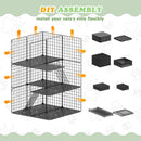 Advwin Cat Enclosures DIY Pet Kennels Playpen for 1-6 Cats