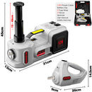 Advwin Electric Car Jack with Electric Impact Wrench