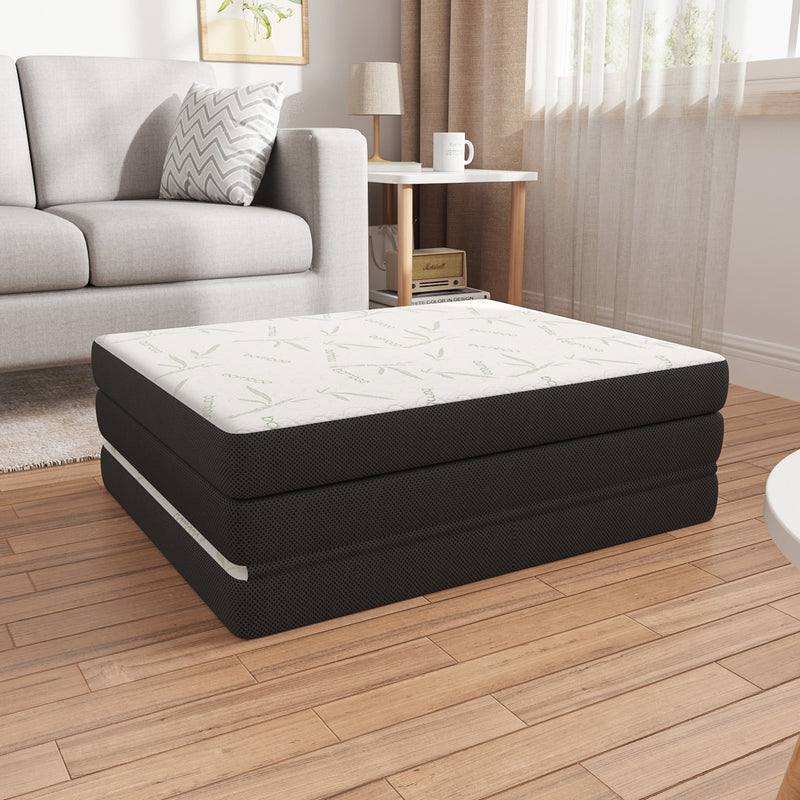 Advwin Foldable Foam Mattress Trifold Folding