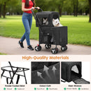 Advwin 3-in-1 Double Pet Stroller for Dogs and Cats
