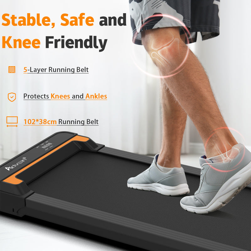 Advwin Walking Pad Under Desk Treadmill with LED Display
