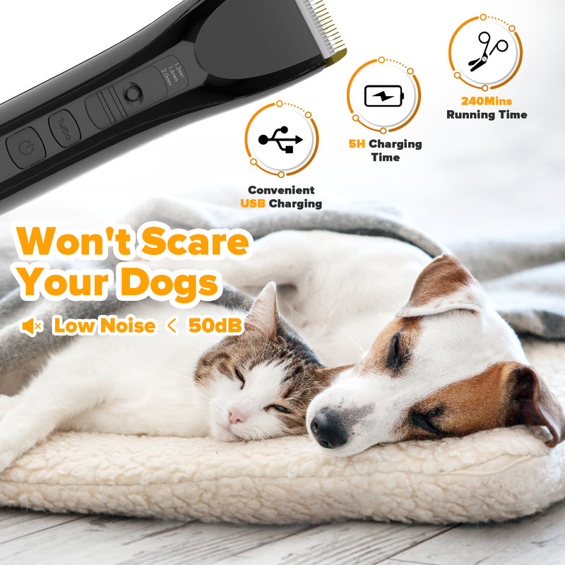 Advwin Dog Clippers for Grooming 3-Speed & LCD Display