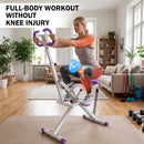 Advwin Foldable Squat Machine with Handles & Bands