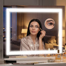 Advwin Makeup Mirror with LED Lights 58x46cm