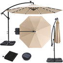 Advwin 3m Offset Hanging Cantilever Umbrella with Umbrella Base