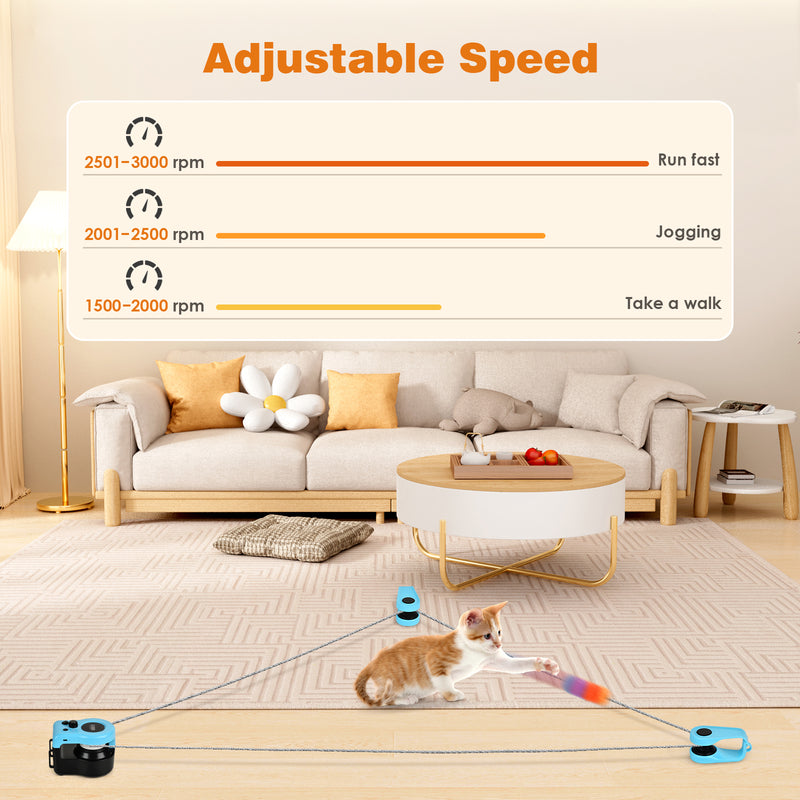 Advwin Interactive Cat Toy Treadmill for Indoor Cats