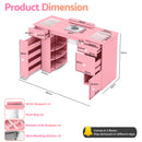 Advwin Manicure Table Glass Top w/Dust Collector