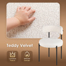 Advwin Dining Chairs Set of 4 Velvet White (Pre-Order)