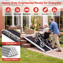 Advwin Wheelchair Ramp 5FT Portable Folding Aluminium Ramp