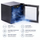 Advwin 46L Digital Mini Beverage Cooler w/ Interior Light
