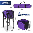 Advwin Foldable Tennis Ball Cart with Carry Bag