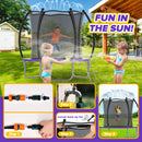 Advwin 8FT Outdoor Trampoline for Kids w/Ladder