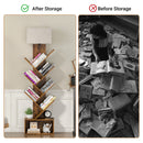 Advwin 6 Tier Tree Bookshelf w/ 3-Color Light