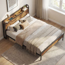 Advwin Bed Frame with Charging Station and USB Ports