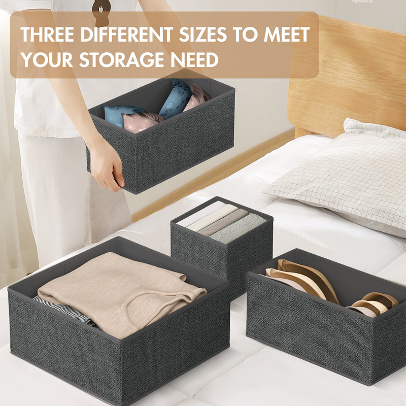 Advwin 8 Pack Underwear Drawer Organiser Storage Box