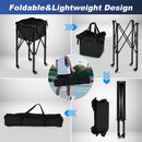 Advwin Foldable Tennis Ball Cart with Carry Bag