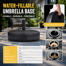 Advwin Patio Umbrella Base Fits 38/48mm Poles