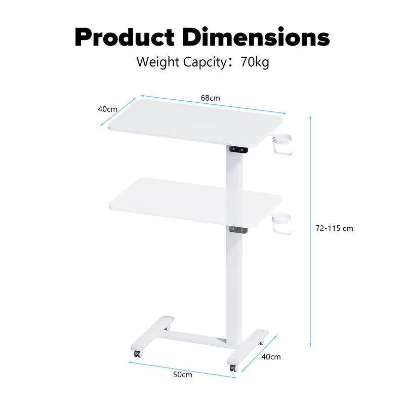 Advwin Portable Electric Standing Desk Height Adjustable