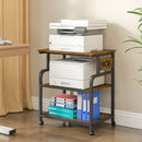 Advwin Large Mobile Printer Stand with Charging Station