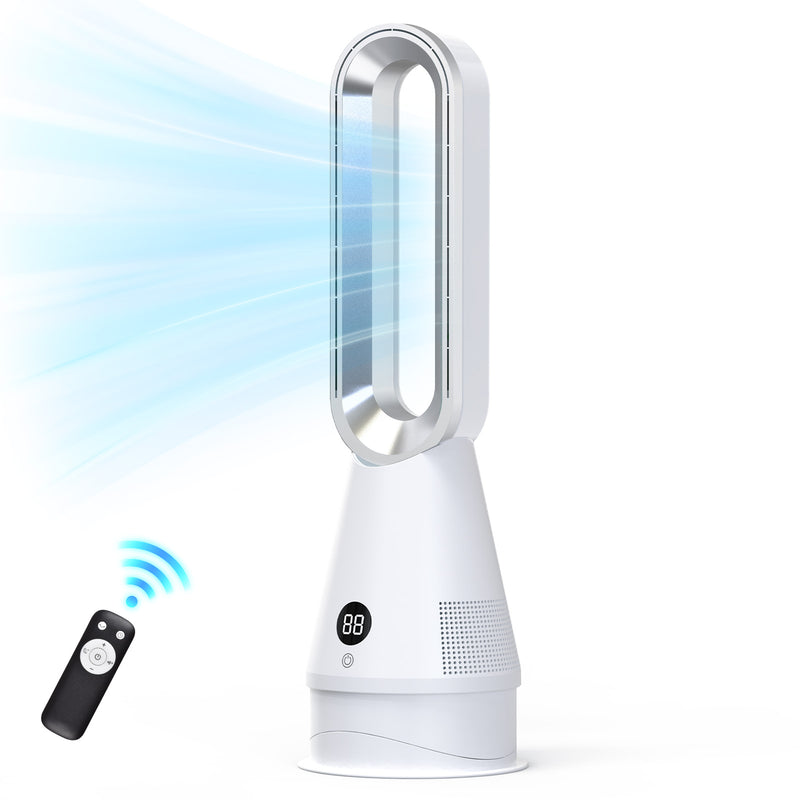 Advwin Electric Bladeless Tower Fan with Remote Control
