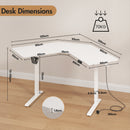 Advwin Electric Standing Desk L Shaped