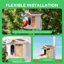 Advwin Smart Bird Feeder Solar Powered with AI Camera