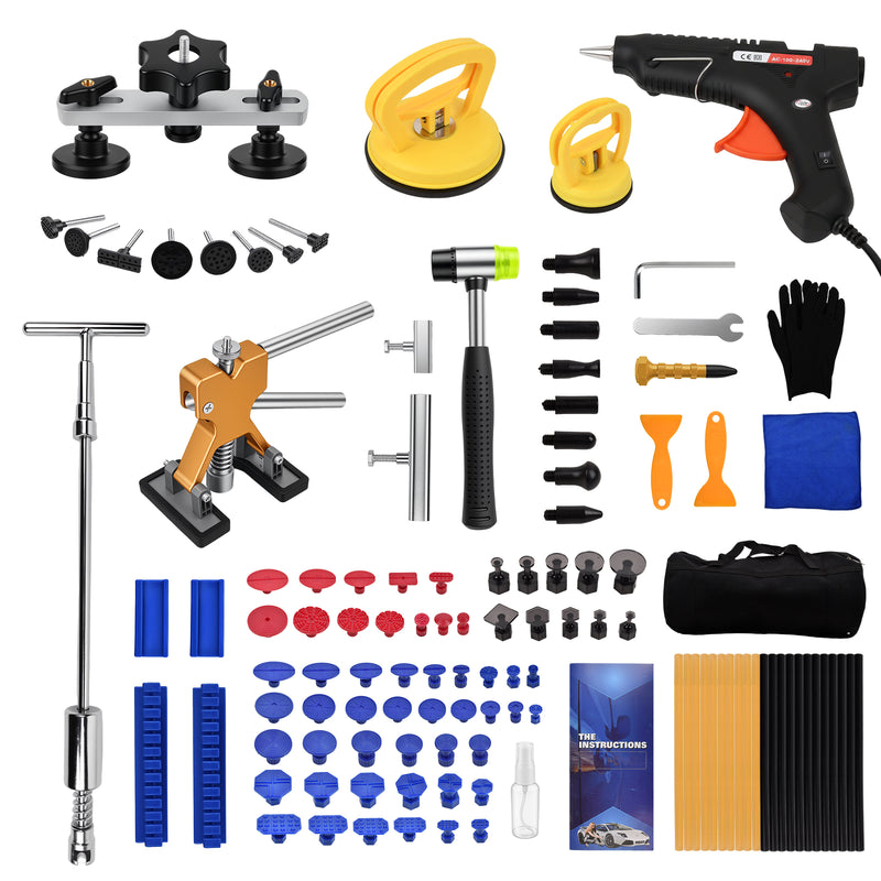 Advwin 116 PCS Car Dent Repair Kit with Golden Lifter