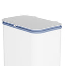 Advwin Kitchen Trash Can with Storage Rack White