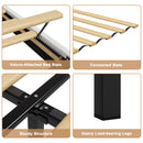 Advwin LED Floating Bed Frame w/ Adjustable Headboard Double