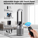 Advwin 2-in-1 Bladeless Tower Fan Heater