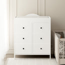 Advwin Baby Change Table w/ 6 Storage Drawers