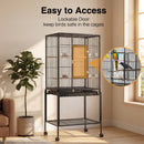 Advwin Bird Cage 2 Perches Large Aviary