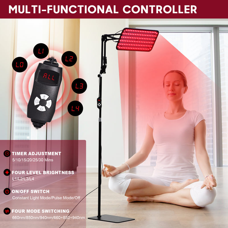 Advwin Red Light Infrared Light Therapy with Stand
