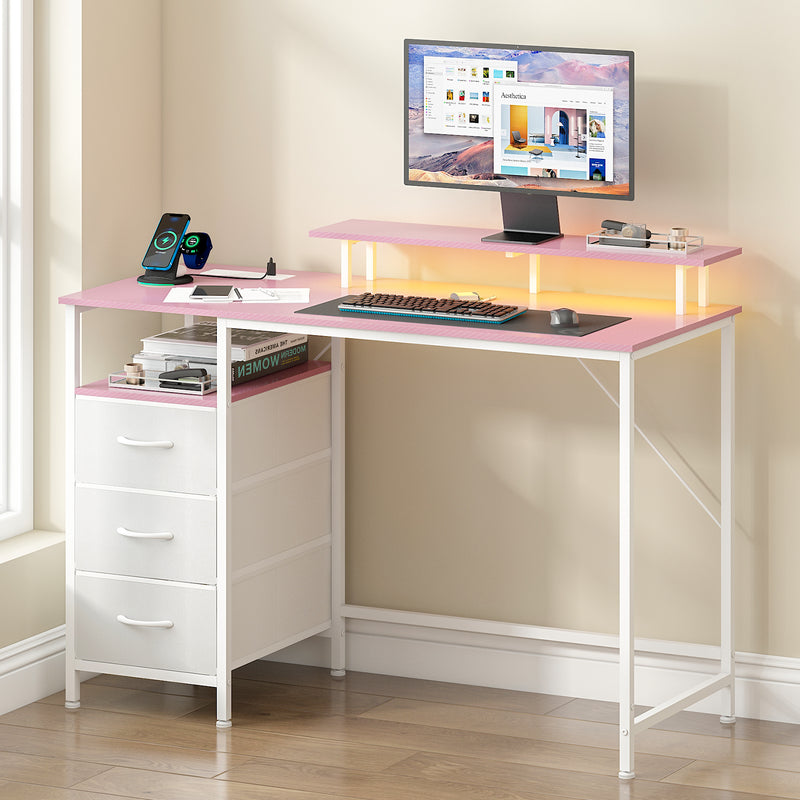 Advwin 120cm Reversible Gaming Desk for Home Office