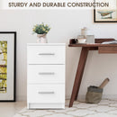 Advwin Bedside Table with 3 Drawers 66cm