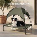 Advwin Elevated Outdoor Dog Bed with Canopy